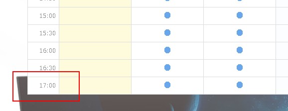 0_4.終了時刻の60分までに受付終了で自動調整